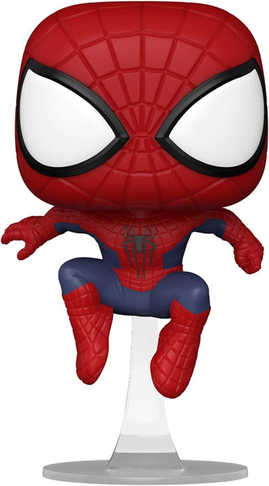 Funko POP! Marvel: Spiderman No Way Home 2021 - Spider-Man - Leaping SM3 - Collectable Vinyl Figure - Gift Idea - Official Merchandise - Toys for Kids & Adults - Movies Fans