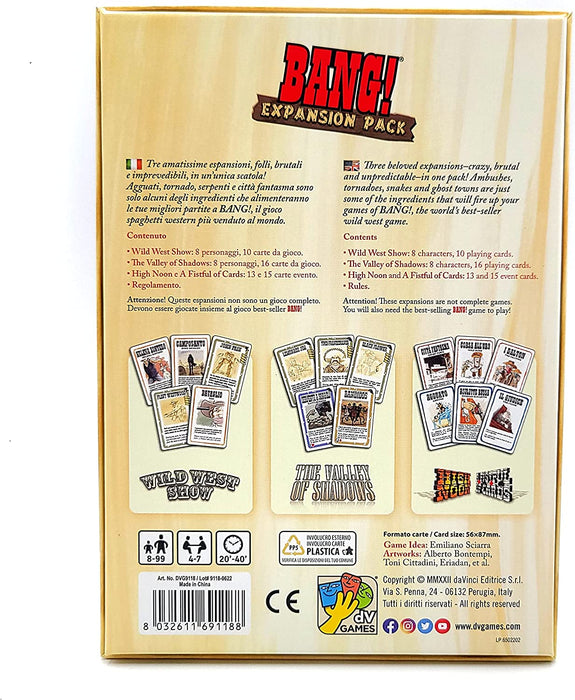 Bang Expansion Pack Card Game