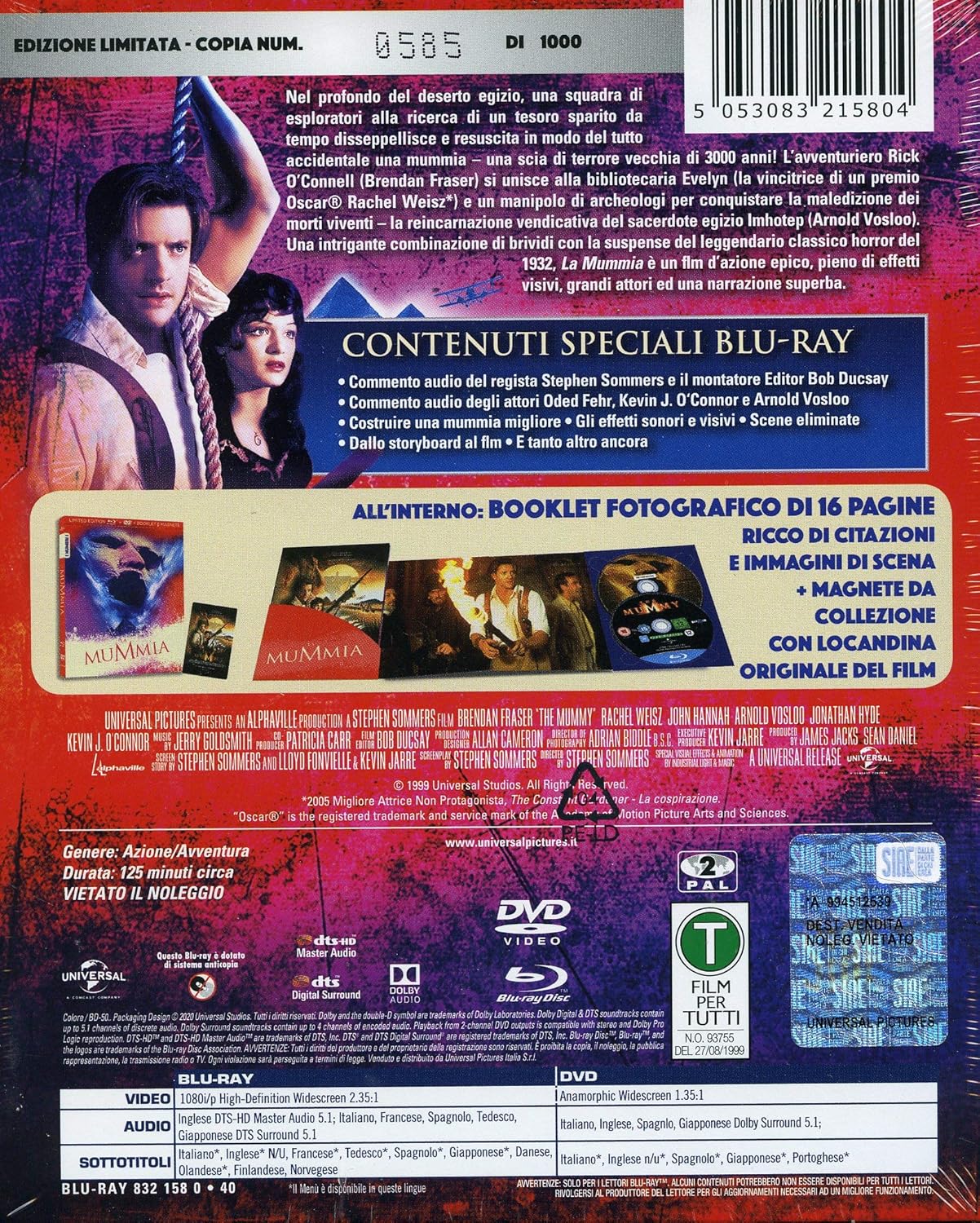 Mummia (La) (Blu-Ray+Dvd)