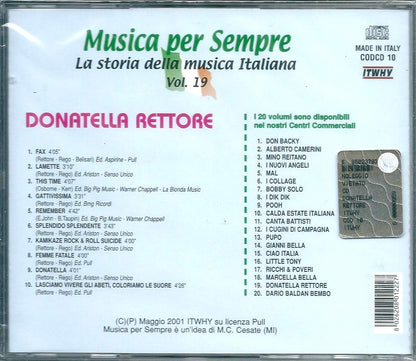 DONATELLA RETTORE - MUSICA PER SEMPRE VOL. 19