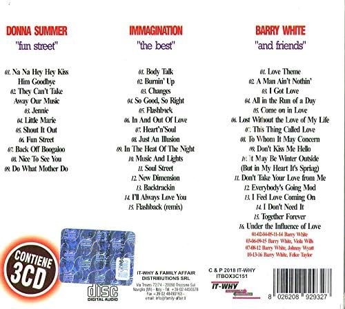 70'S Stars (Barry White,Donna Summer,Immagination...)
