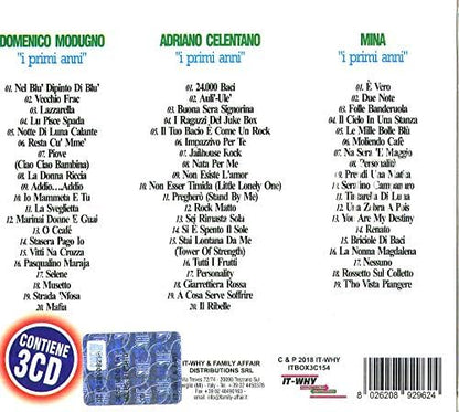 Italian Music Collection I Primi Anni (Modugno,Celentano,Mina...)