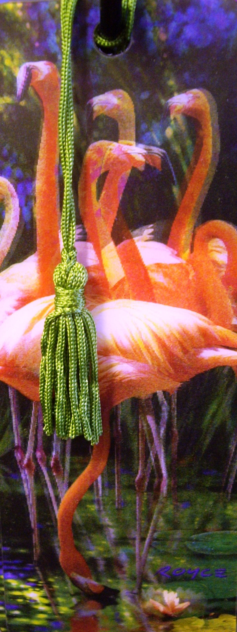 3D Bookmark - Flamingos - Cheatwell Games