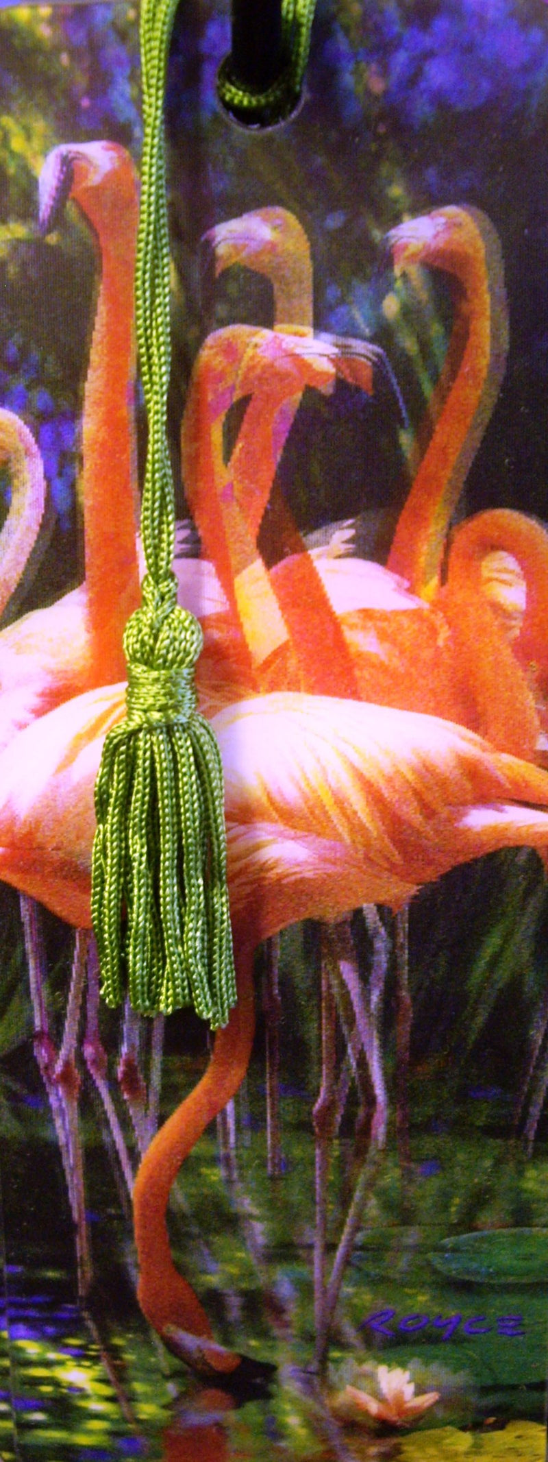 3D Bookmark - Flamingos - Cheatwell Games