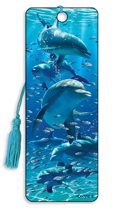 Cheatwell BK10DOL Dolphins 3D Bookmark