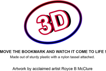 3D Bookmark - Sea Horses 'Waterworld' - Cheatwell Games