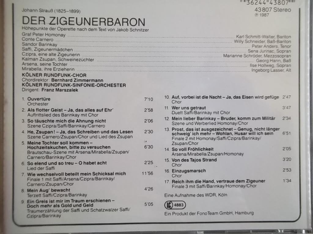 Strauß: Der Zigeunerbaron