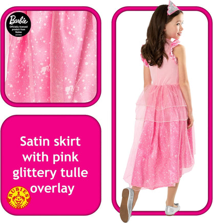 Rubies Official Barbie Princess Child Dress, Kids Fancy Dress