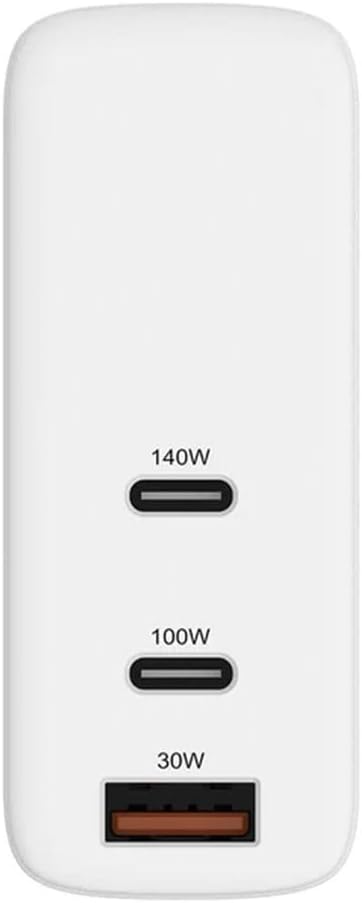 Hyper USB C Gan Wall Charger 140W, Multi-port, Portable, Compatible with MacBook, USB-C Laptop, iPhone and more