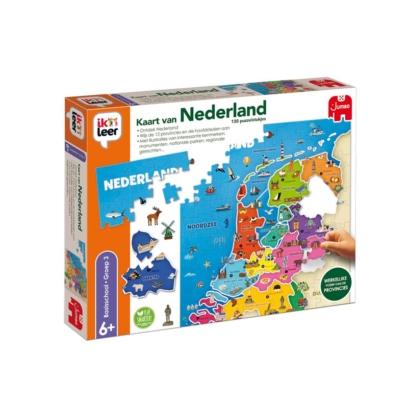 Jumbo - I Learn Map of The Netherlands - Educational Game from 5 Years