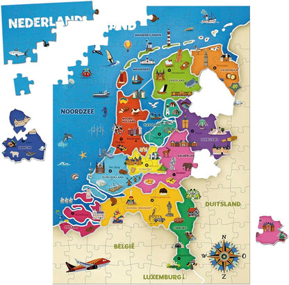 Jumbo - I Learn Map of The Netherlands - Educational Game from 5 Years