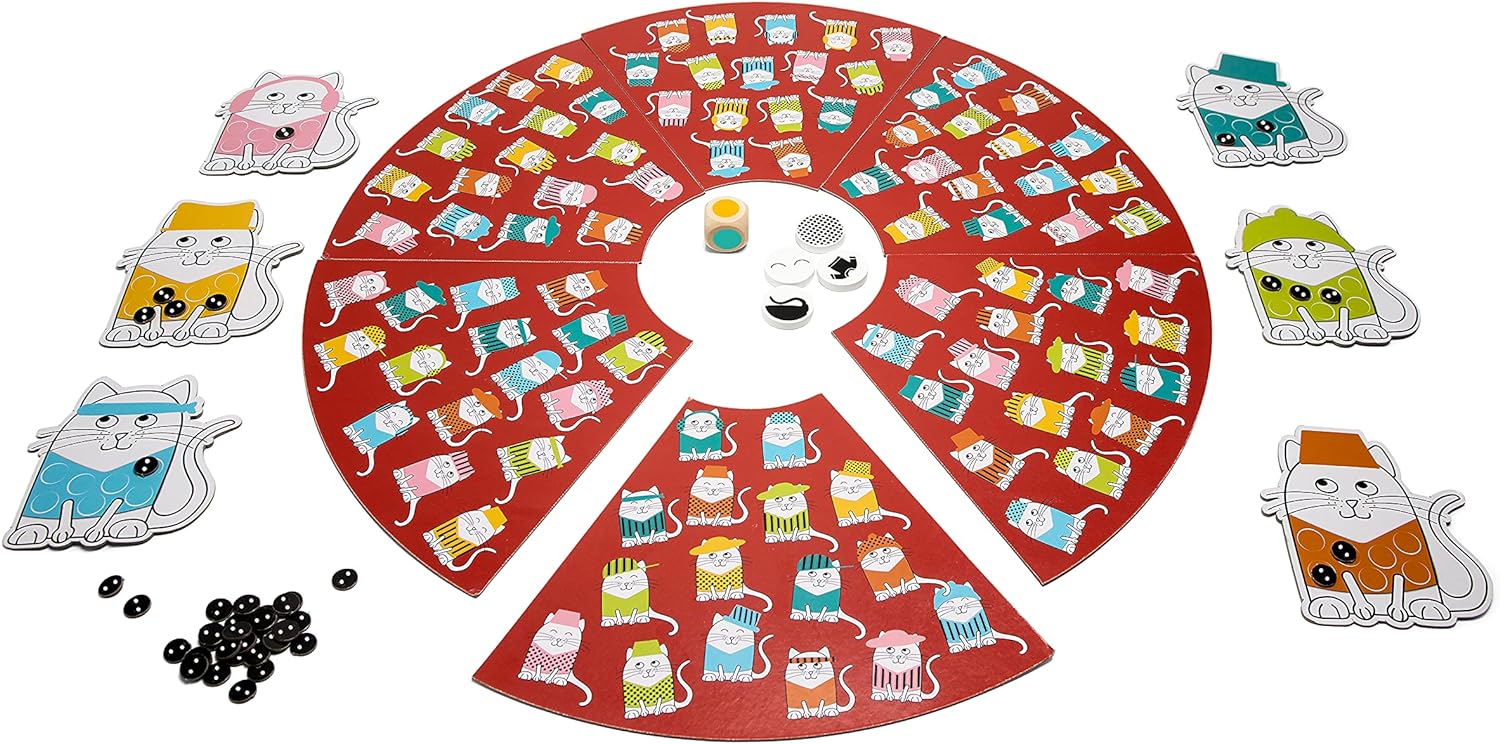 BS Toys Cats and Hats Board Game - Juguetes para Interiores (2-6 Jugadores, 6 años