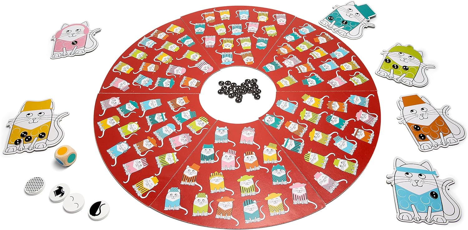 BS Toys Cats and Hats Board Game - Juguetes para Interiores (2-6 Jugadores, 6 años