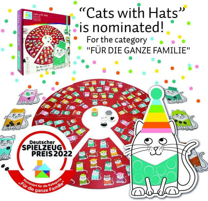 BS Toys Cats and Hats Board Game - Juguetes para Interiores (2-6 Jugadores, 6 años