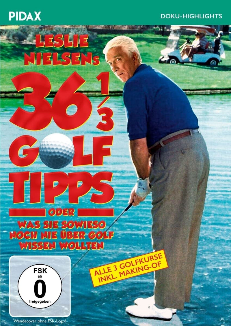 Leslie Nielsens 36 1/3 Golftipps / Die komplette Golfkurs-Trilogie mit Kultkomiker Leslie Nielsen (Pidax Doku-Highlights