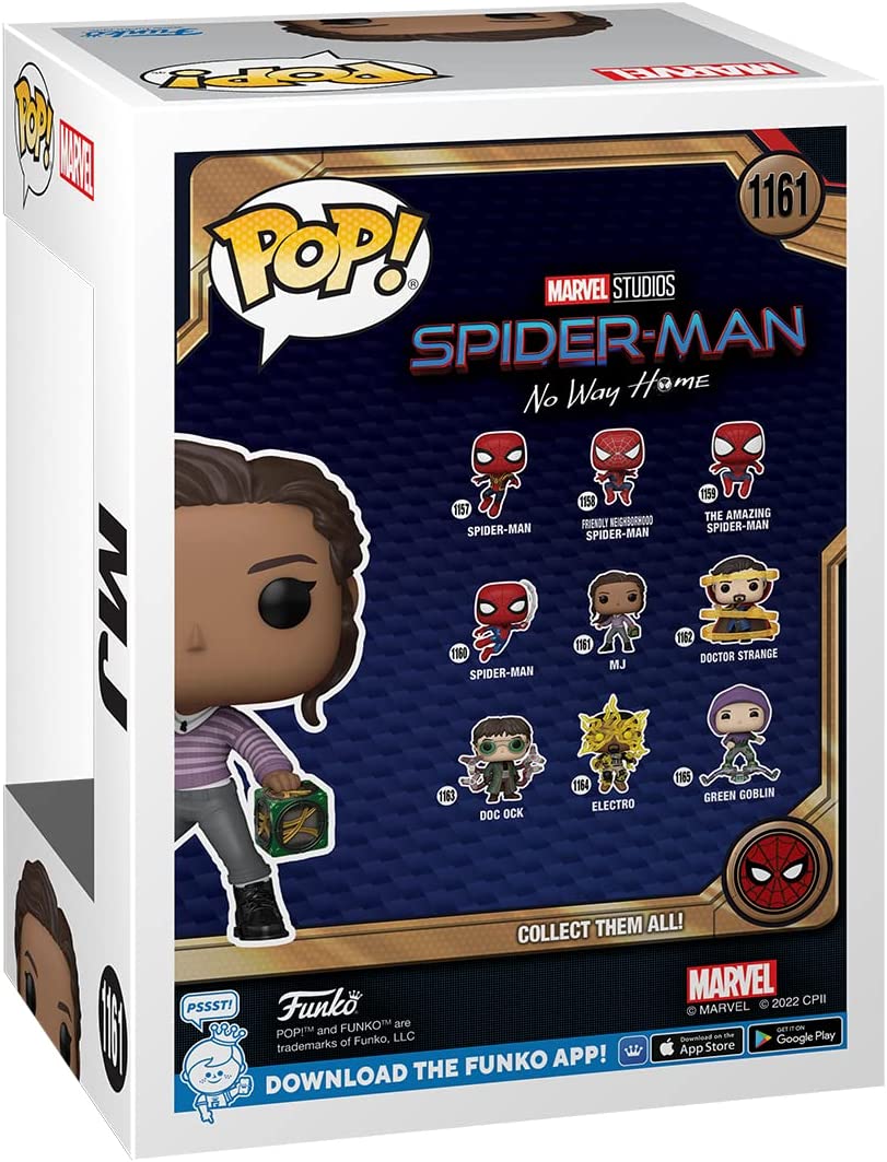 Funko Pop! Marvel: Spiderman No Way Home 2021 - MJ With Box - Spider-man - Collectable Vinyl Figure - Gift Idea - Official Merchandise - Toys for Kids & Adults - Movies Fans