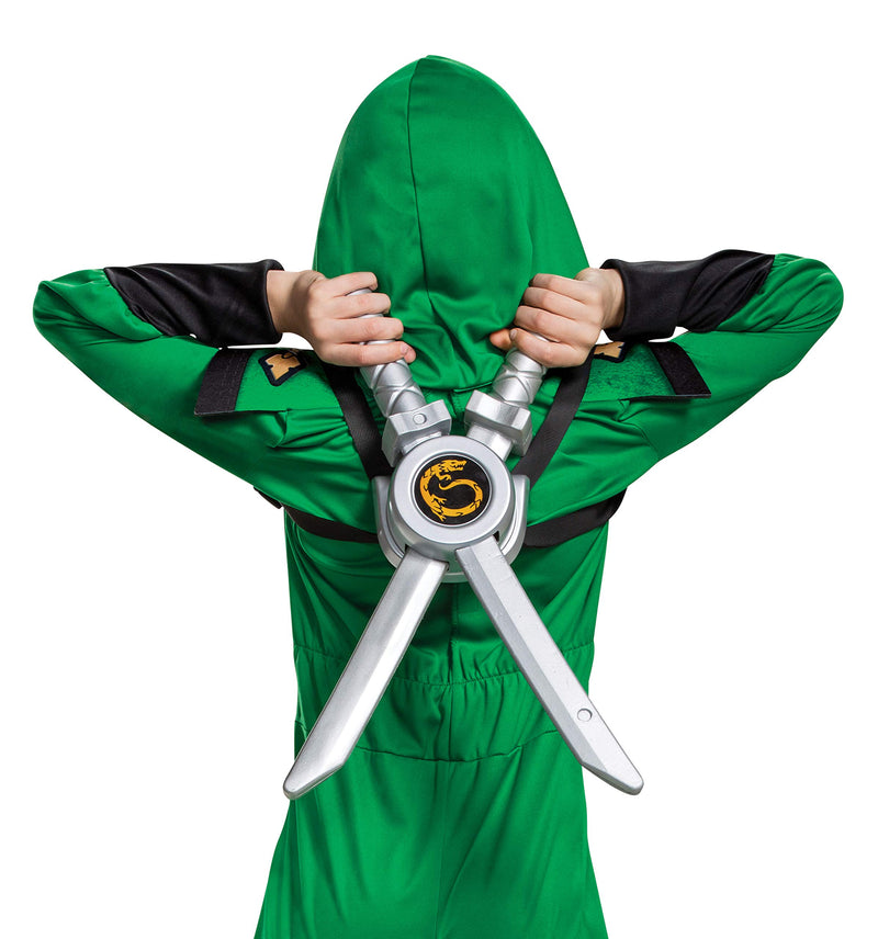 Disguise 108729-15L Official Premium LEGO Ninjago Weapon Set Costumes, Unisex Children, Silver, One Size