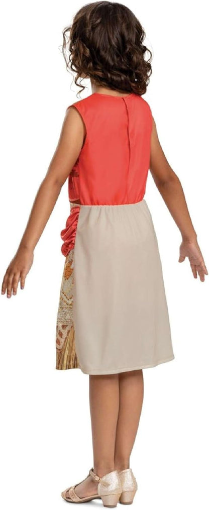 Disguise 140289L-EU-6 Moana/Vaiana Classic (Eu) Fancy Dress, S (5-6), Multi