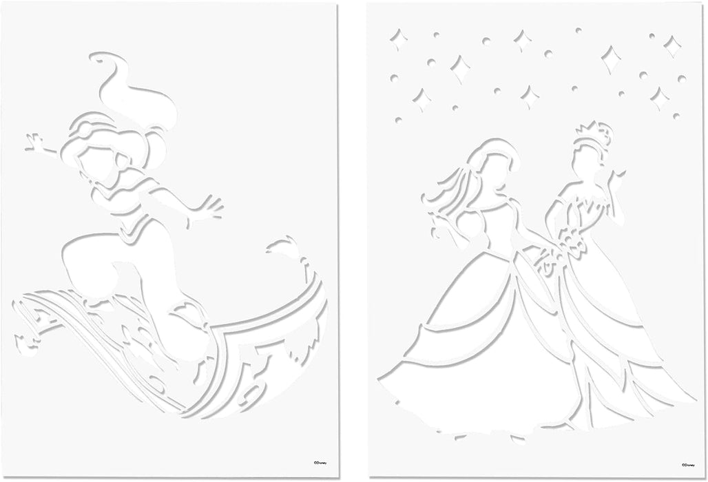 Disney Princess Spray Pen Set - Colouring Pens for Children - Colouring Set with Colouring Pencils and Colouring Pages