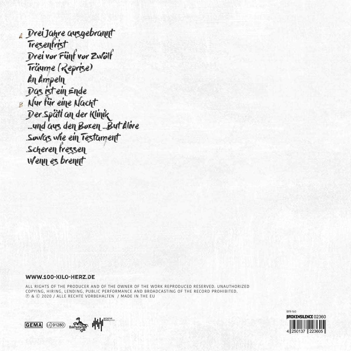 Stadt Land Flucht Col.Vinyl