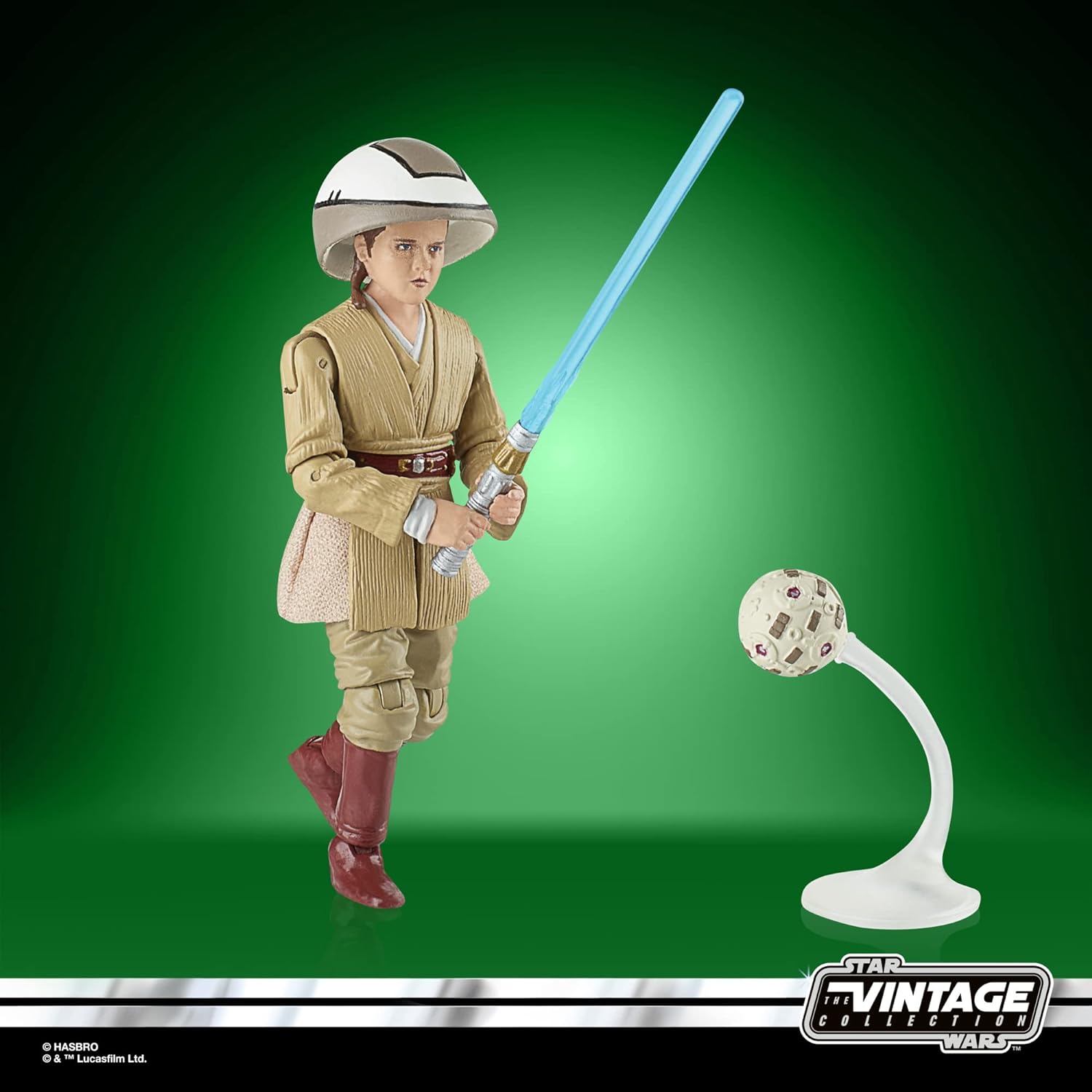 Hasbro Star Wars Vintage Collection Anakin Skywalker Vc80, 9.5 cm-Scale Star Wars: The Phantom Menace Action Figure, Toys Kids 4 and Up, Multicolor