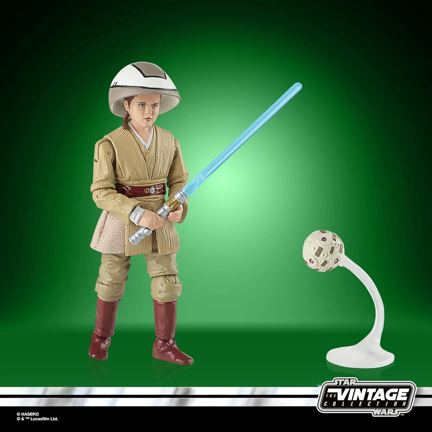 Hasbro Star Wars Vintage Collection Anakin Skywalker Vc80, 9.5 cm-Scale Star Wars: The Phantom Menace Action Figure, Toys Kids 4 and Up, Multicolor