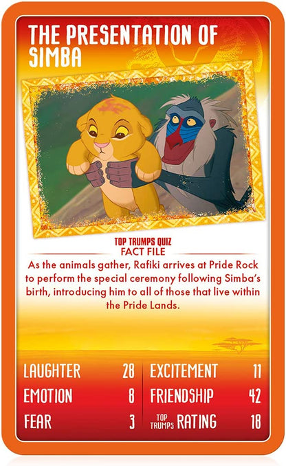 Top Trumps The Lion King Specials Card Game