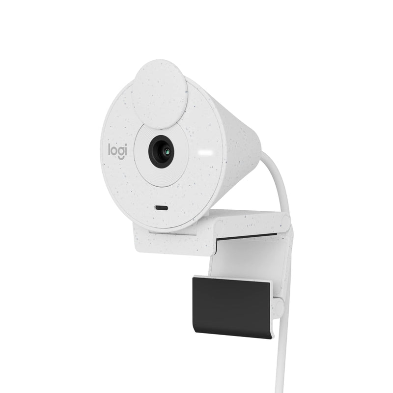 Logitech Brio 300 Full HD Webcam with Privacy Shutter, Noise Reduction Microphone, USB-C, Ceritified for Zoom, Microsoft Teams, Google Meet, Auto Light Correction, Streaming Webcam