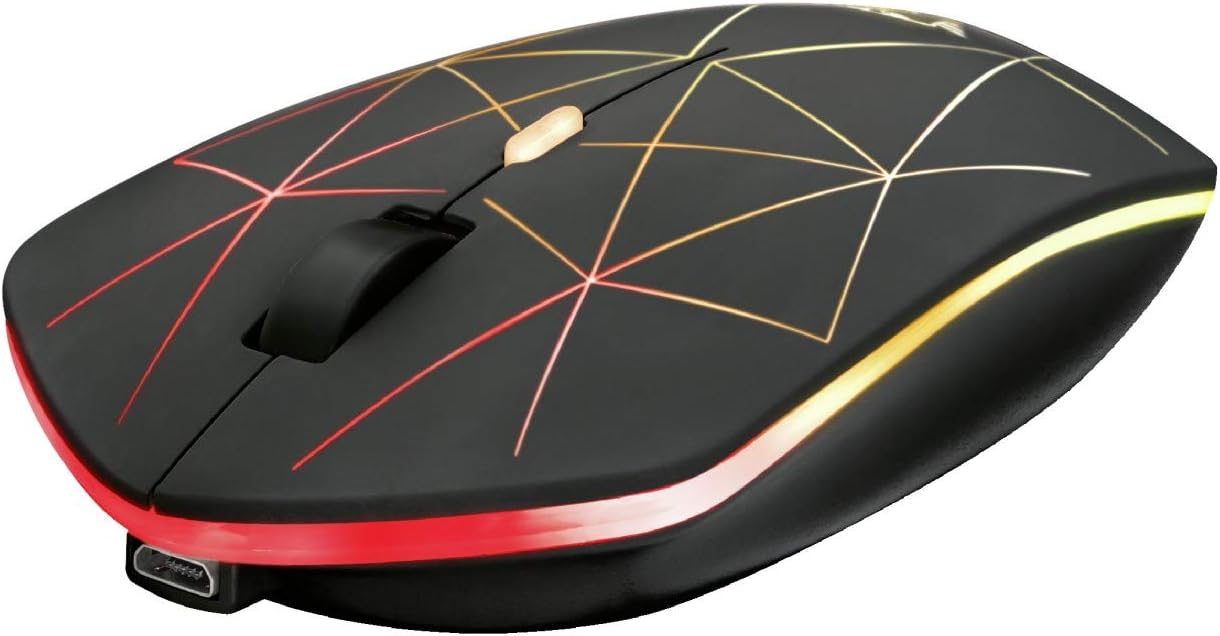 Trust Gaming GXT 117 Strike Wireless Gaming Mouse, 600-1400 DPI, Rechargeable Strike 4 Buttons 1,400 DPI