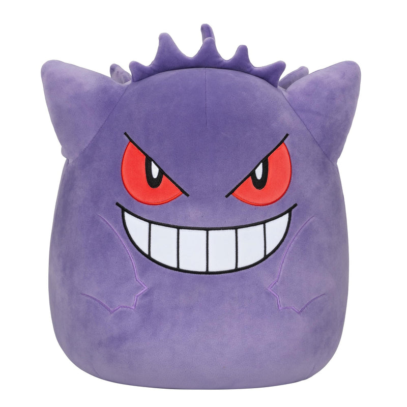 Squishmallows Pokémon 14-Inch Gengar Plush - Add Gengar to your Squad, Ultrasoft Stuffed Animal Medium Plush, Official Kelly Toy Plush (SQPK00004)
