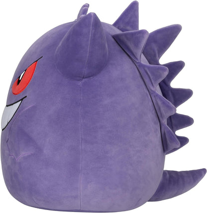 Squishmallows Pokémon 14-Inch Gengar Plush - Add Gengar to your Squad, Ultrasoft Stuffed Animal Medium Plush, Official Kelly Toy Plush (SQPK00004)