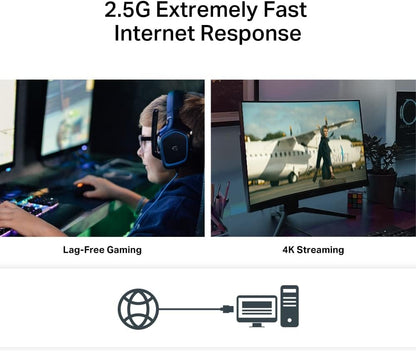 TP-Link 2.5 Gigabit PCI Express Network Adapter, Low-Profile and Full-Height Brackets, Supports Windows 11/10/8.1/8/7, Windows Servers RS 2022/2019/2016/2012 R2/2012/2008 R2, Linux (TX201