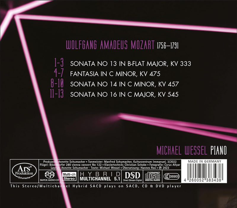 Mozart the Double-faced: Piano Sonatas: KV333/KV457/KV545/Fantasie KV475