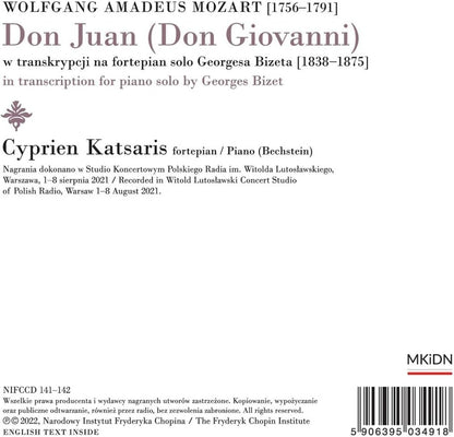 Mozart: Don Juan in Transcription for Piano Solo By Bizet
