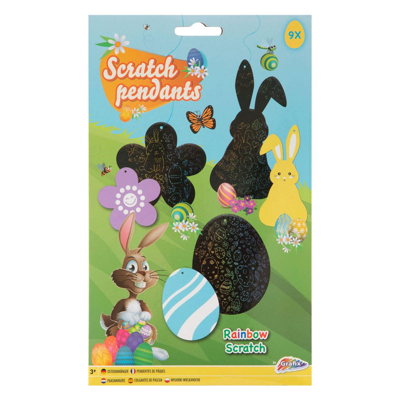 Creative Craft Group - Scratch Hangers Pasen 9st.