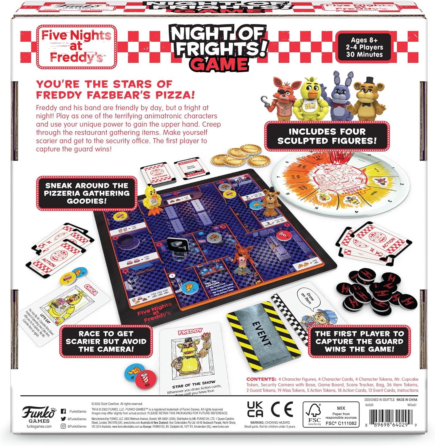 Funko Five Nights at Freddy'S - Night of Frights! Game