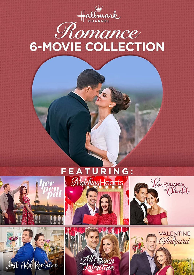Hallmark Romance 6-Movie Collection (Her Pen Pal/Matching Hearts/Love, Romance & Chocolate/Just Add Romance/All Things Valentine/Valentine in the Vineyard)