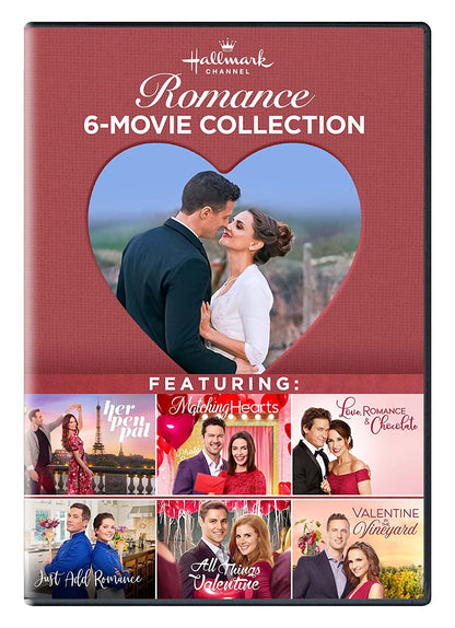 Hallmark Romance 6-Movie Collection (Her Pen Pal/Matching Hearts/Love, Romance & Chocolate/Just Add Romance/All Things Valentine/Valentine in the Vineyard)