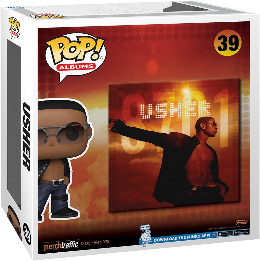 Funko POP! Albums: Usher - 8701 - Collectable Vinyl Figure - Gift Idea - Official Merchandise - Toys for Kids & Adults - Model Figure for Collectors and Display