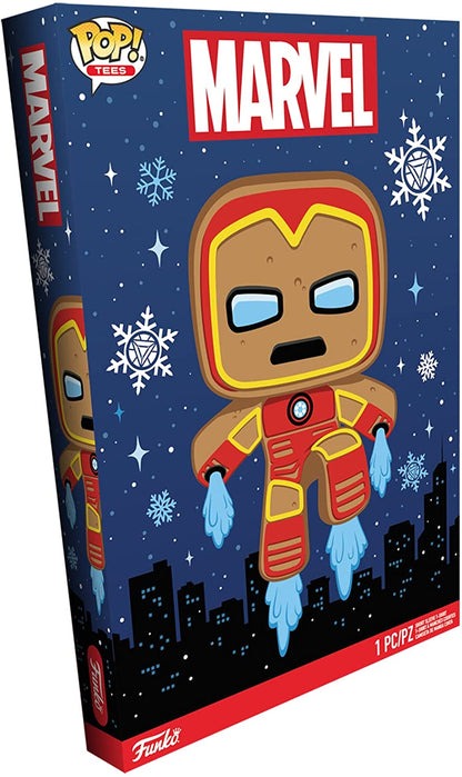 Funko Boxed Tee: Marvel Holiday - GB Iron Man- XL