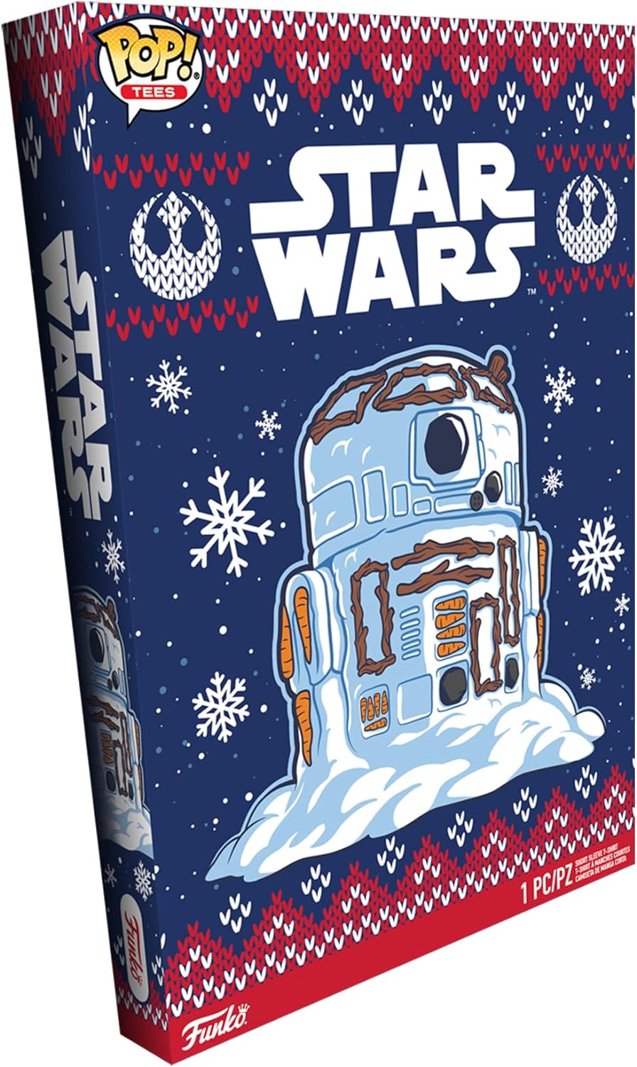 Funko Pop! Boxed Tee: Star Wars Holiday - R2-D2 Snowman - XL