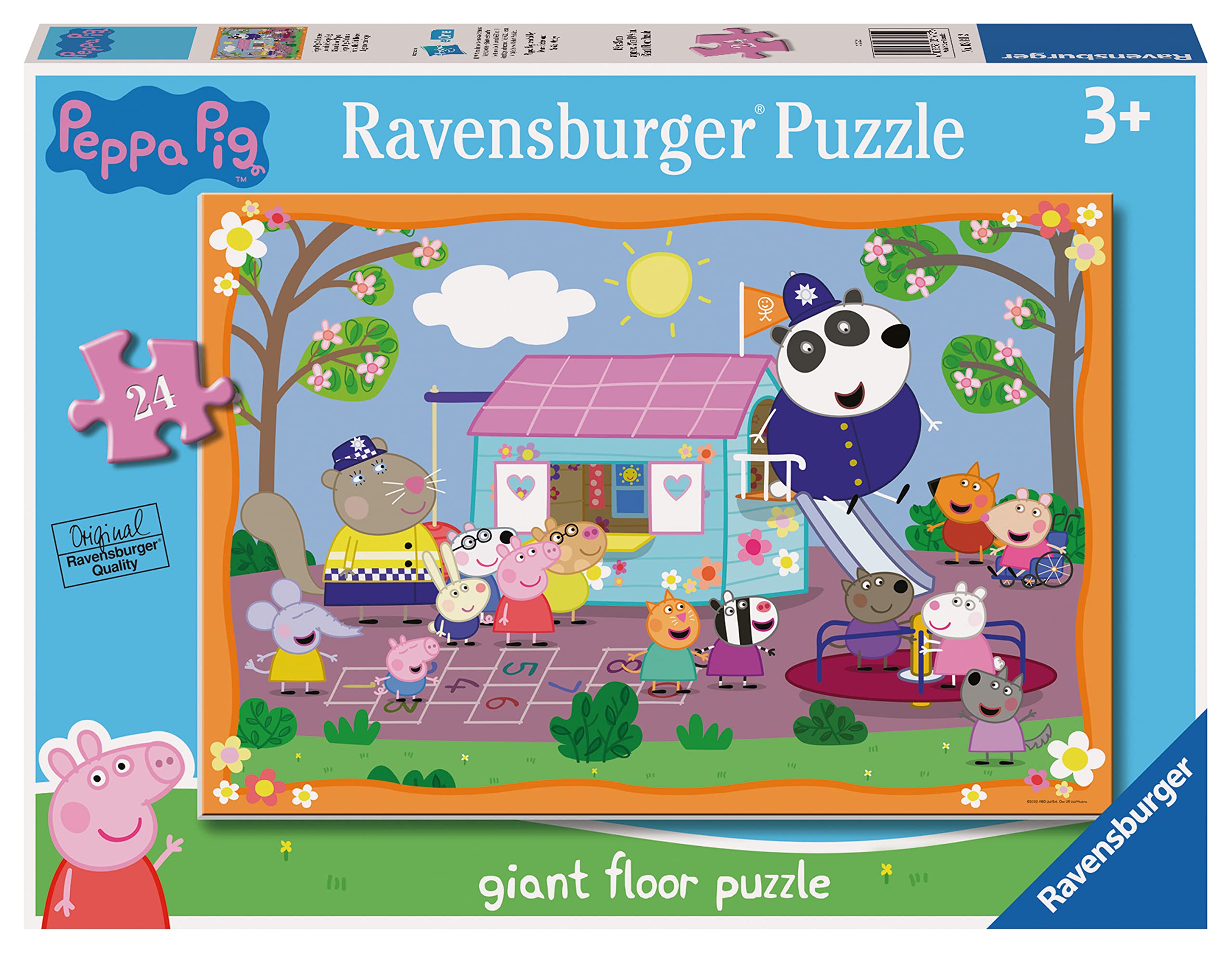 Ravensburger Peppa Pig 24 Giant Floor Jigsaw Puzzles for Kids Age 3 Years Up - Large Shaped Character Pieces