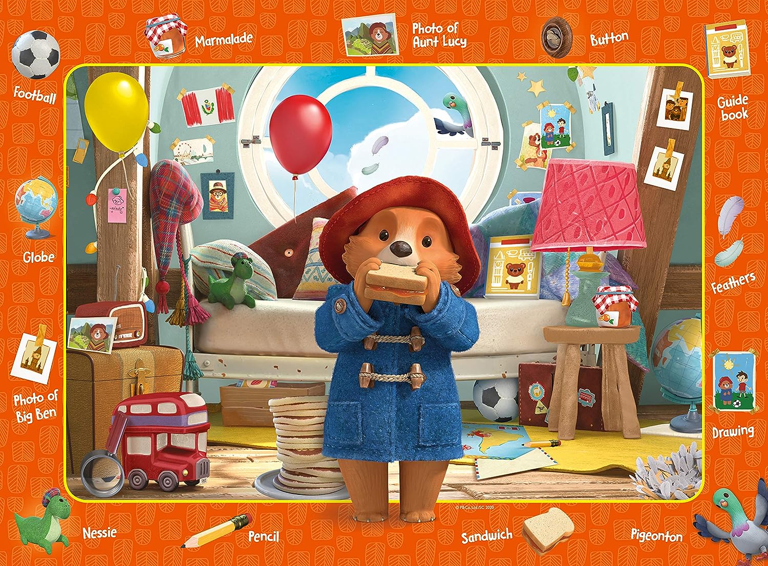 Ravensburger The Adventures of Paddington - My First Floor Puzzle - 16 Piece Jigsaw Puzzles for Kids - Educational Toddler Toys Age 24 Months and Up (2 Years Old