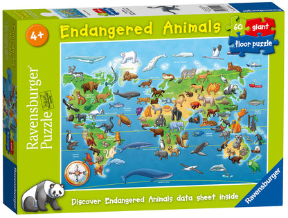 Ravensburger Rompecabezas de 60 Piezas para niños de 4 años en adelante, 69,9 x 49,7 x 0,2 cm (5515