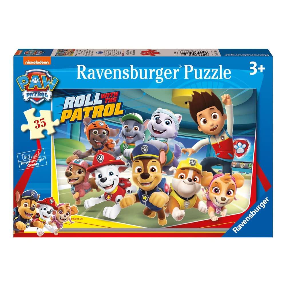 Ravensburger - Paw Patrol Puzzle, Kollektion 35 Teile, Puzzle für Kinder, Empfohlenes Alter 3+ Jahre