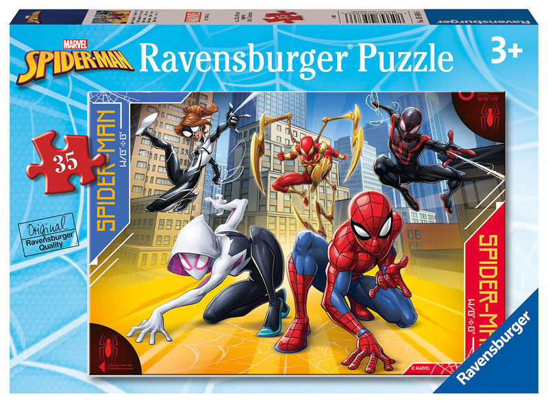Ravensburger Marvel Spiderman Toys 35 Piece Jigsaw Puzzle for Kids Age 3 Years Up