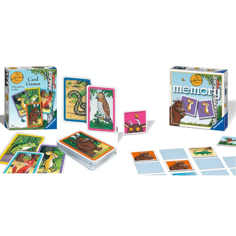 Ravensburger The Gruffalo - Gioco di carte per bambini dai 3 anni in su, a scatto, famiglie felici, scambio o coppie, giocattolo Gruffalo Gioco di carte Gruffalo, Ravensburger Le Jeu de Cartes Gruffalo pour Enfants à partir de 3 Ans – Snap, Families, Écha