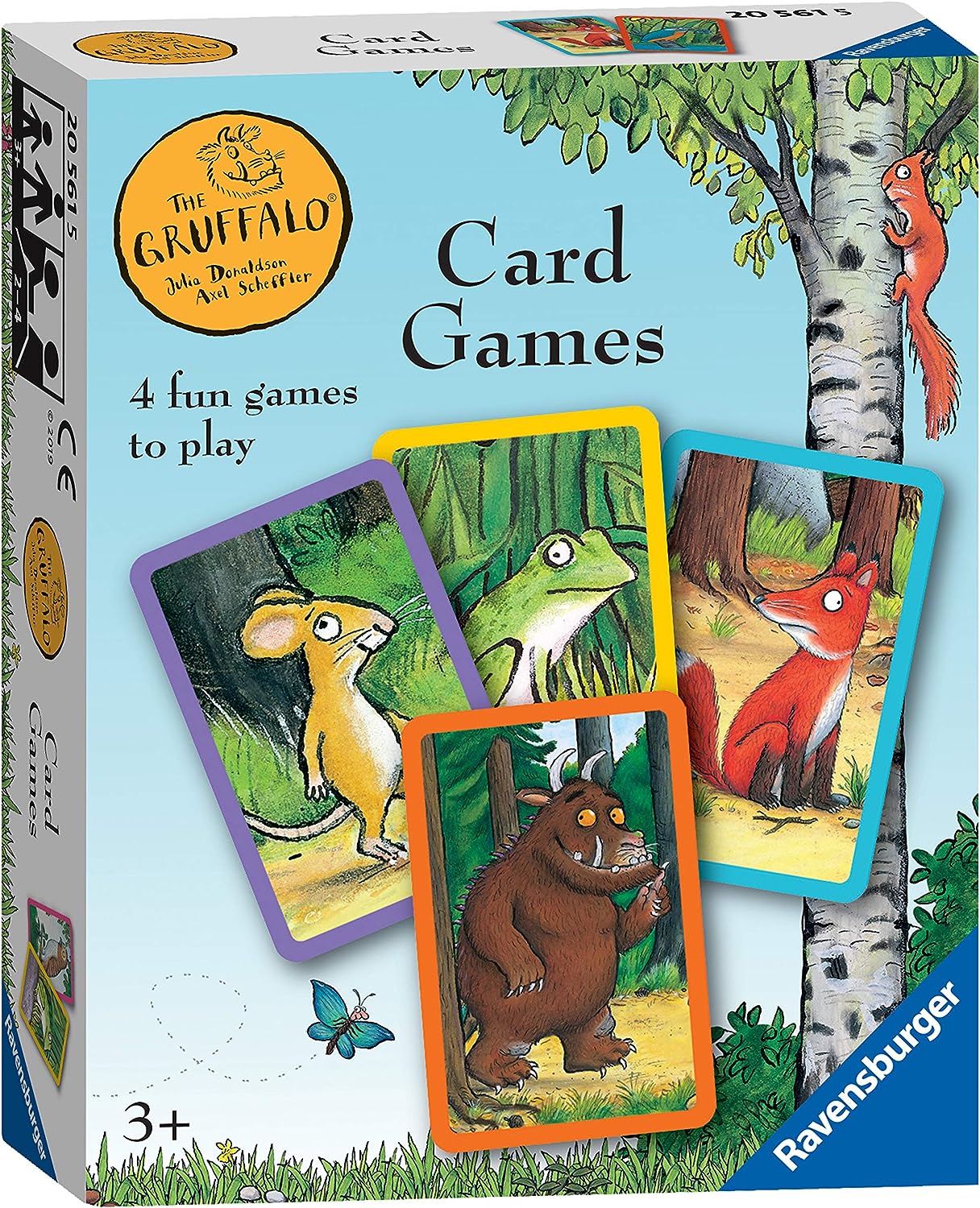 Ravensburger The Gruffalo Card Game for Kids Age 3 Years and Up - Snap, Happy Families, Swap or Pairs - Gruffalo Toy