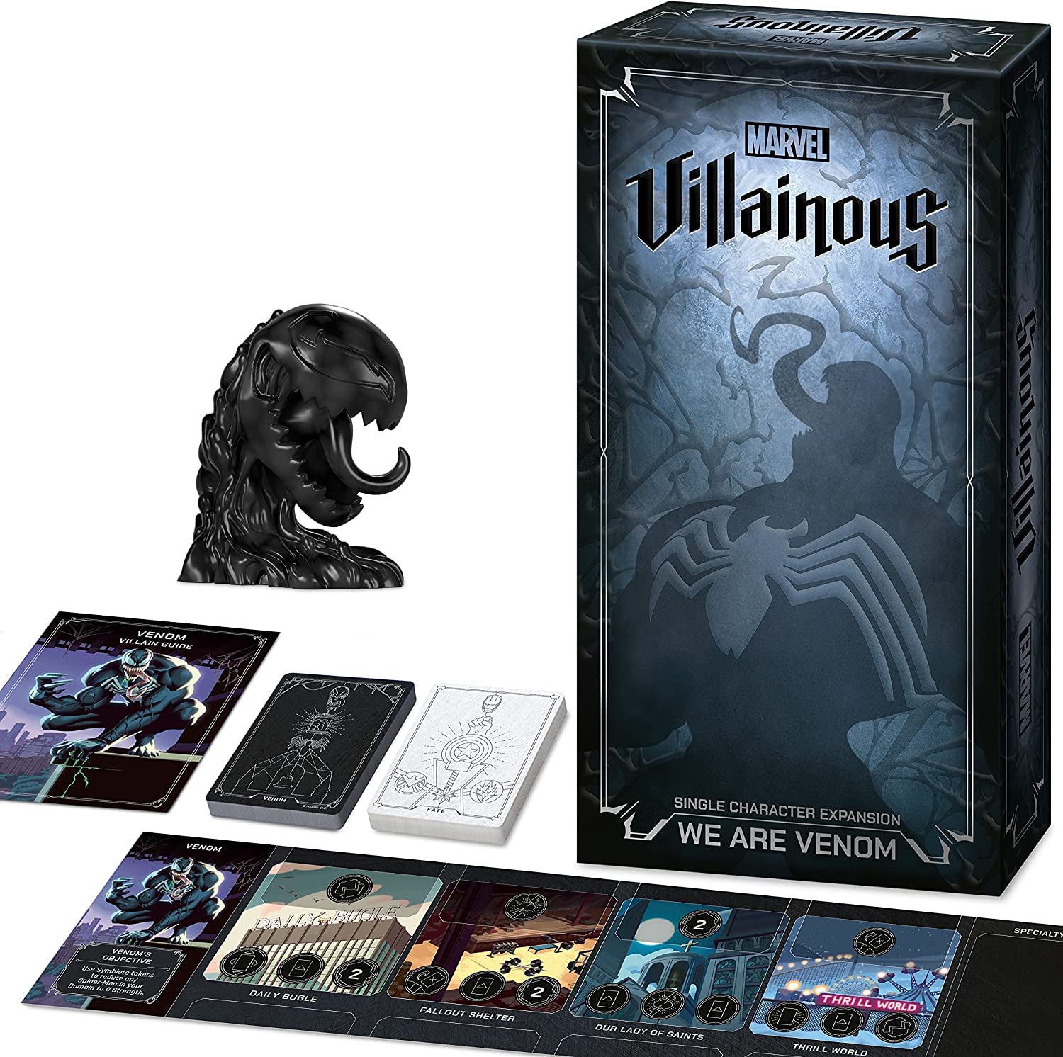 Ravensburger Marvel Villainous Venom Expansion - Strategy Family Board Games for Adults and Kids Age 10 Years Up - Requires Base Game