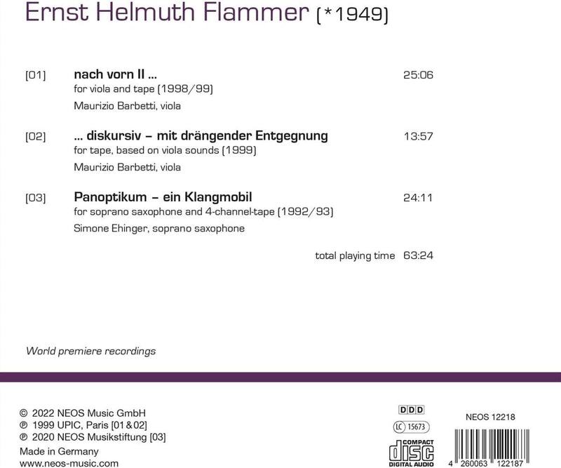 Flammer: Electroacoustic Works
